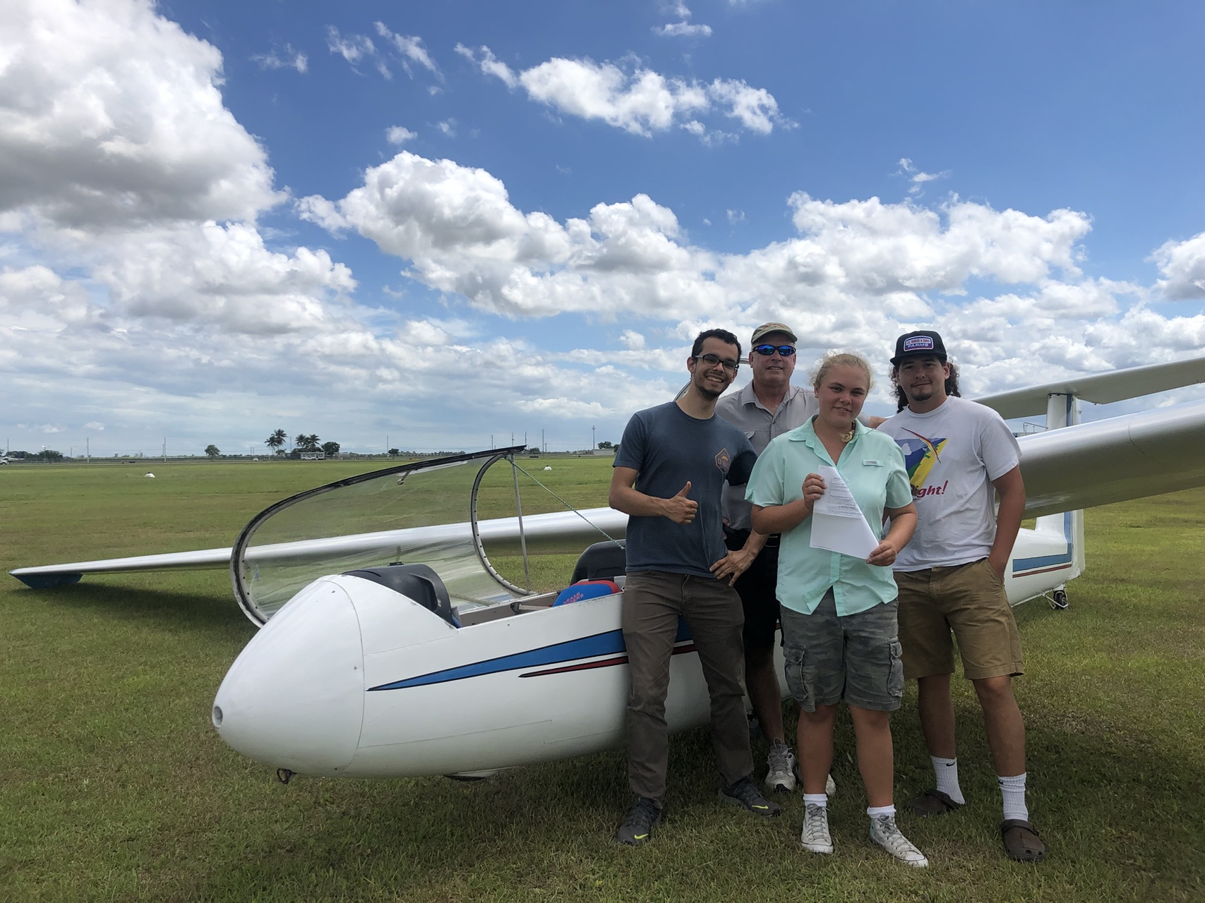 Private pilot students at Miami Gliders