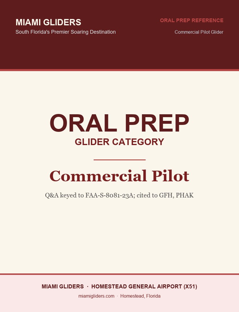 Commercial Pilot Oral Prep cover