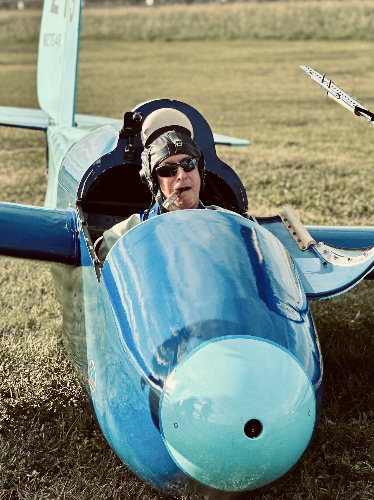 Pilot and owner Steve D. having a little fun in this photo